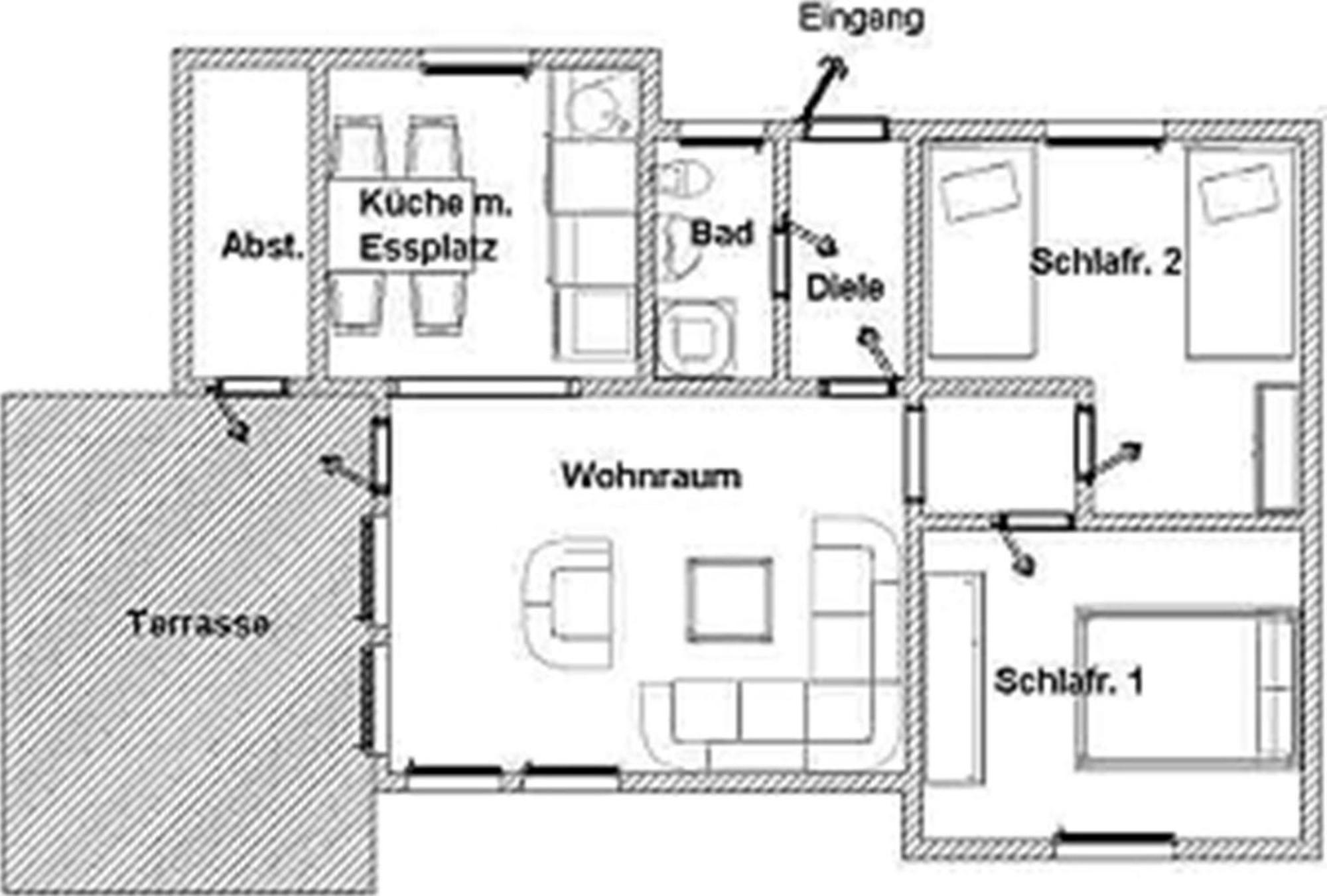 Bungalow M 07 In Burhave Eksteriør billede
